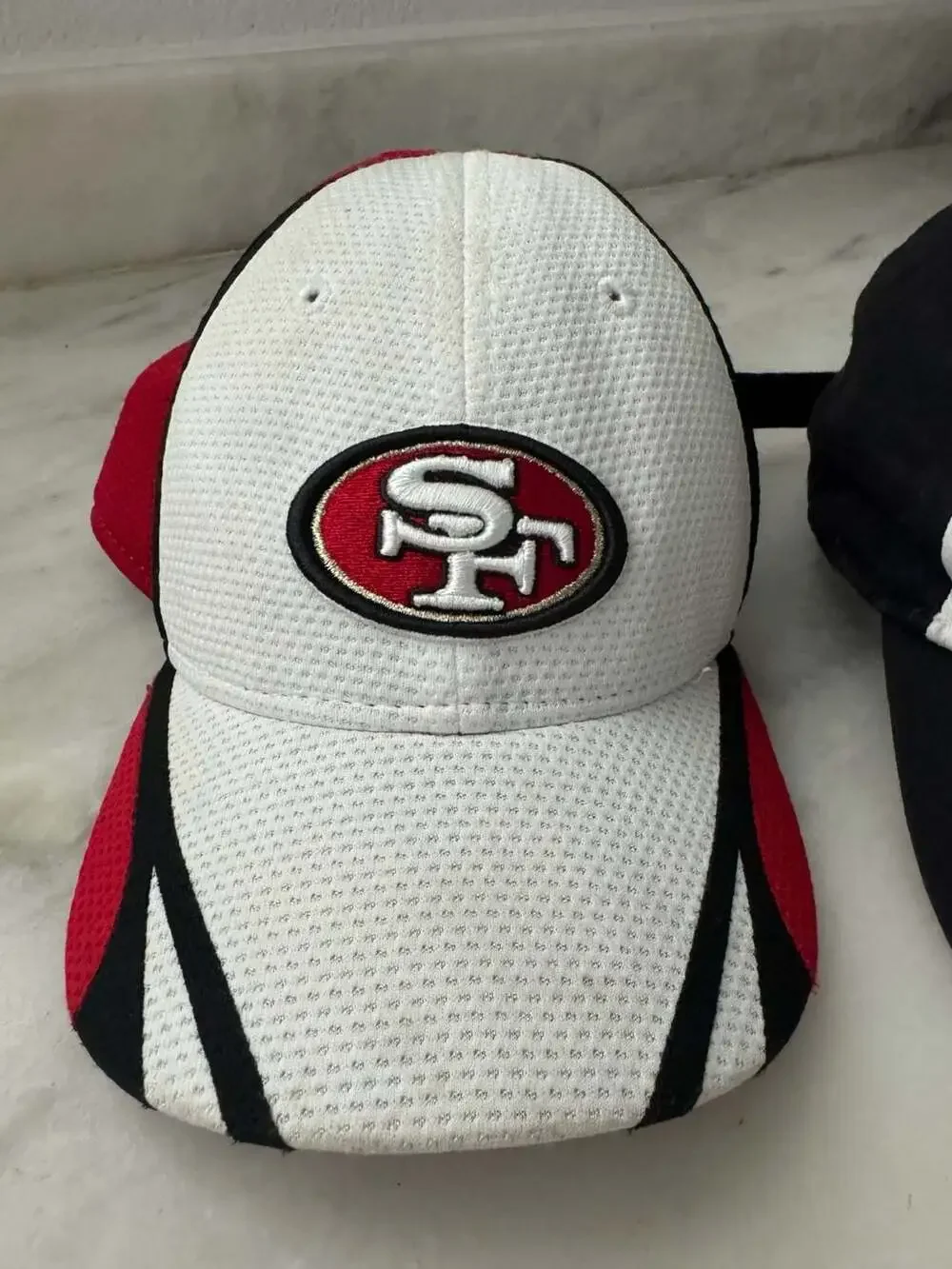 Lot of 2 New Era Toddler Baseball Hats: San Francisco 49ers 39THIRTY and San Fra